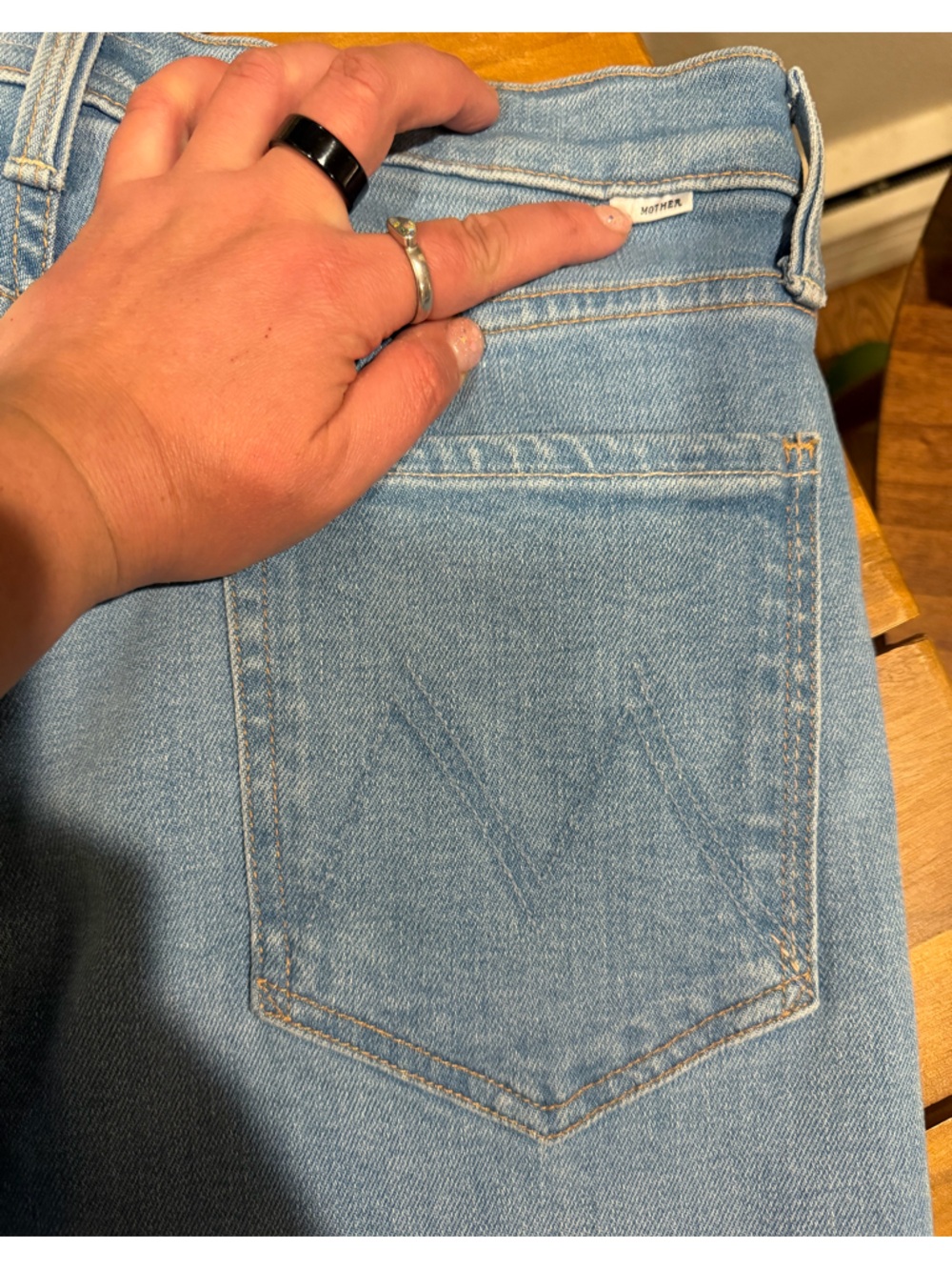 NWT Size 31 MOTHER The Tomcat Straight-Leg Jeans - Picture 7 of 10